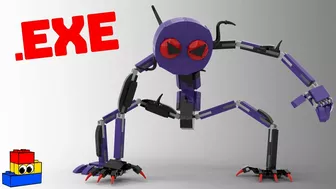 The Purple Rainbow Friend .EXE has crawled out of the vents... [ROBLOX + LEGO]