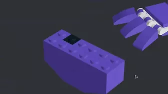 The Purple Rainbow Friend .EXE has crawled out of the vents... [ROBLOX + LEGO]