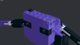 The Purple Rainbow Friend .EXE has crawled out of the vents... [ROBLOX + LEGO]