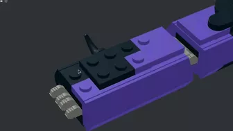 The Purple Rainbow Friend .EXE has crawled out of the vents... [ROBLOX + LEGO]