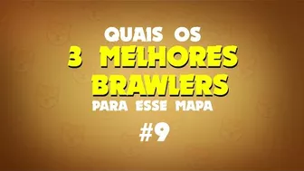 OS 3 MELHORES BRAWLERS PARA ESE MAPA EM BRAWL STARS - #shorts