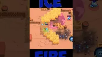 Fire vs Ice duel #brawl stars