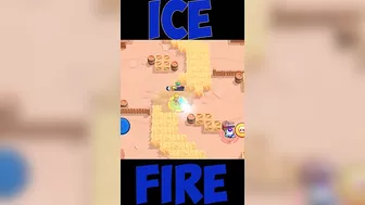 Fire vs Ice duel #brawl stars