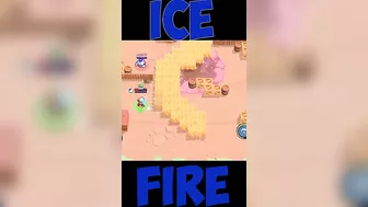 Fire vs Ice duel #brawl stars