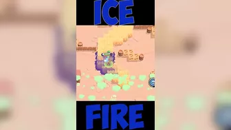 Fire vs Ice duel #brawl stars