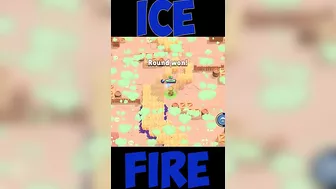 Fire vs Ice duel #brawl stars