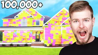 I Covered An Entire House In Sticky Notes