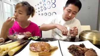 这可不是我给他留的#eating show#eating challenge#husband and wife eating food#eating#mukbang #asmr eating