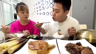 这可不是我给他留的#eating show#eating challenge#husband and wife eating food#eating#mukbang #asmr eating