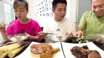 这可不是我给他留的#eating show#eating challenge#husband and wife eating food#eating#mukbang #asmr eating