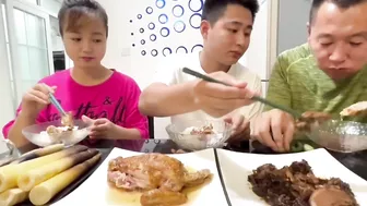 这可不是我给他留的#eating show#eating challenge#husband and wife eating food#eating#mukbang #asmr eating