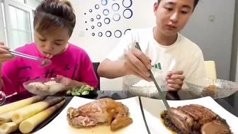 这可不是我给他留的#eating show#eating challenge#husband and wife eating food#eating#mukbang #asmr eating