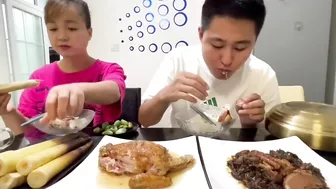 这可不是我给他留的#eating show#eating challenge#husband and wife eating food#eating#mukbang #asmr eating