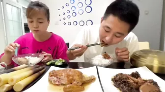 这可不是我给他留的#eating show#eating challenge#husband and wife eating food#eating#mukbang #asmr eating