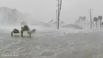 15ft Storm Surge Washes Away Homes in Ft. Myers Beach - Hurricane Ian