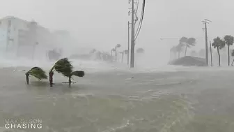 15ft Storm Surge Washes Away Homes in Ft. Myers Beach - Hurricane Ian