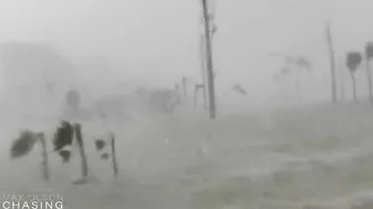 15ft Storm Surge Washes Away Homes in Ft. Myers Beach - Hurricane Ian