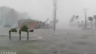 15ft Storm Surge Washes Away Homes in Ft. Myers Beach - Hurricane Ian