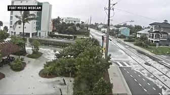 Watch: Timelapse of storm surge in Fort Myers Beach