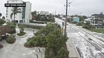 Watch: Timelapse of storm surge in Fort Myers Beach