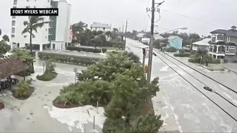 Watch: Timelapse of storm surge in Fort Myers Beach