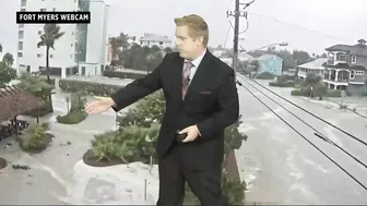 Watch: Timelapse of storm surge in Fort Myers Beach