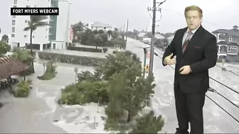 Watch: Timelapse of storm surge in Fort Myers Beach