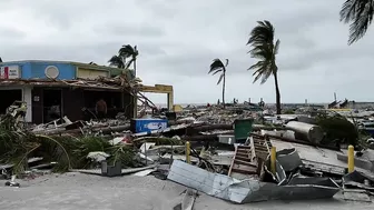 Fort Myers Beach Total Destruction - Hurricane Ian