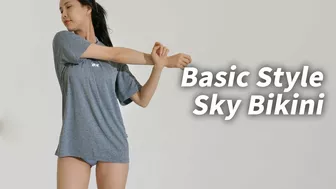 기본 스타일의 하늘하늘 비키니 Basic Style Sky Bikini