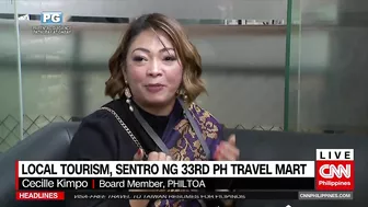 Local tourism, sentro ng 33rd PH Travel Mart