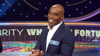 Tiki Barber Nails the Bonus Round Quickly - Celebrity Wheel of Fortune