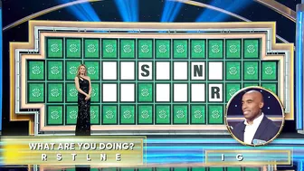 Tiki Barber Nails the Bonus Round Quickly - Celebrity Wheel of Fortune