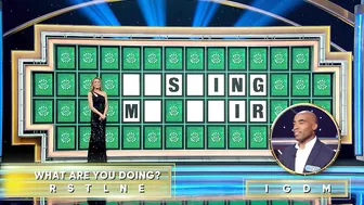 Tiki Barber Nails the Bonus Round Quickly - Celebrity Wheel of Fortune