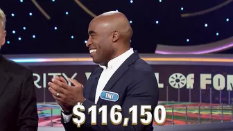 Tiki Barber Nails the Bonus Round Quickly - Celebrity Wheel of Fortune