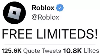 Roblox Is Giving Away LIMITEDS?