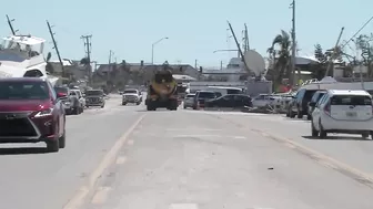 Beach businesses begin to clear out in order to rebuild