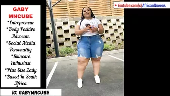 Gaby Mncube Bio Wiki / Curvy Plus Size Model / Relationship / Influencer / Fashion #curvygirl