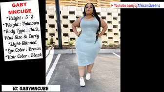 Gaby Mncube Bio Wiki / Curvy Plus Size Model / Relationship / Influencer / Fashion #curvygirl