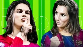 Girl Ronaldo vs Girl Messi ( Funny video ) ????????