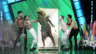 Chakra 7's Tina Turner Lip Sync ???? RuPaul's Secret Celebrity Drag Race