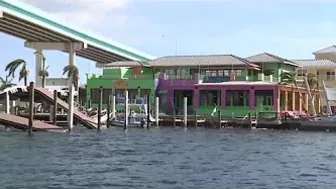 Boat tour of damage on Fort Myers Beach