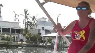 Boat tour of damage on Fort Myers Beach