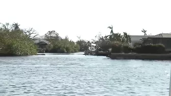 Boat tour of damage on Fort Myers Beach