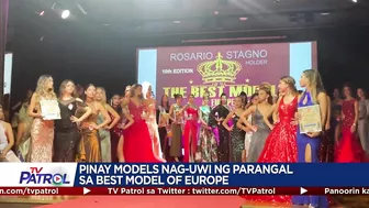 Pinay models nag-uwi ng parangal sa Best Model of Europe | TFC News Spain