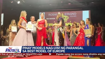 Pinay models nag-uwi ng parangal sa Best Model of Europe | TFC News Spain