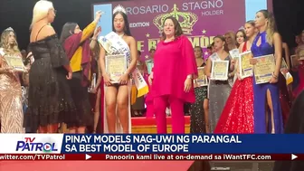 Pinay models nag-uwi ng parangal sa Best Model of Europe | TFC News Spain