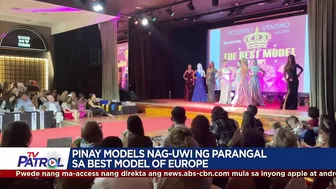 Pinay models nag-uwi ng parangal sa Best Model of Europe | TFC News Spain