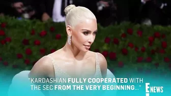 Kim Kardashian to Pay $1.26M Settlement For SEC Charges | E! News