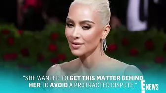 Kim Kardashian to Pay $1.26M Settlement For SEC Charges | E! News