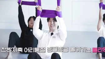 BTS DOING FLYING YOGA -Run BTS! 2022 Special Episode